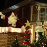 Santa at the Manotick Parade 2021